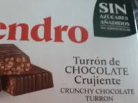 Turrón de chocolate crujiente
