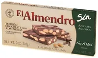 Turron chocolate con almendras