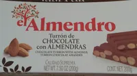 Turron chocolat amandes