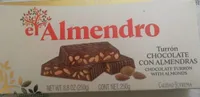 Turrón de chocolate con almendras