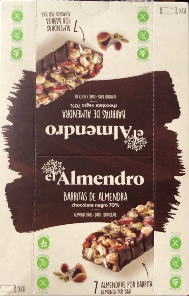 Barritas de almendra