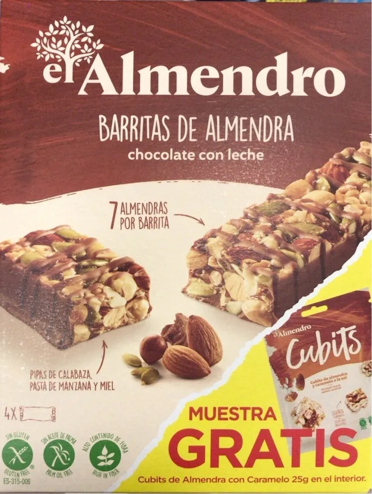 Barritas de almendra