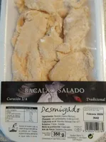 Bacalao salado desmigado