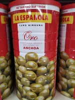 Aceitunas verdes rellenas de anchoa lata 600 g
