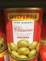Aceitunas verdes rellenas anchoa