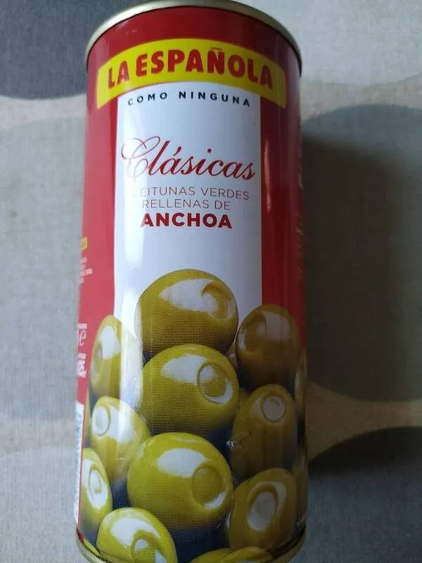 Aceituna verde rellena de anchoa