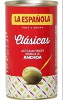 Clásicas aceitunas rellenas de anchoa