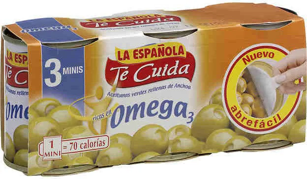 Aceitunas Verdes Rellenas De Anchoa Ricas En Omega 3