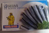 Agujas en aceite vegetal