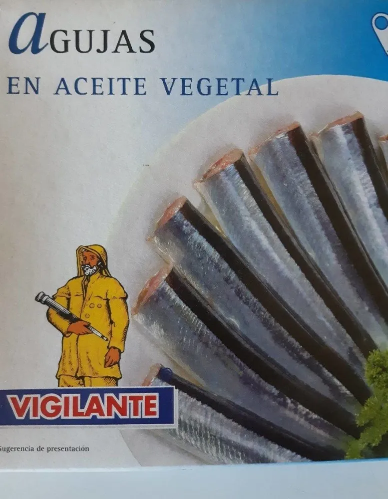 Agujas en aceite vegetal