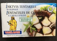 Tentacules de calmar à l'huile d'olive