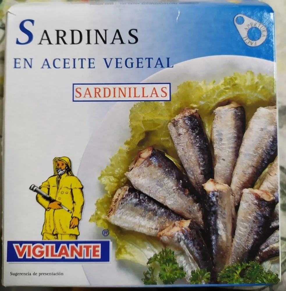 Sardinas en aceite vegetal