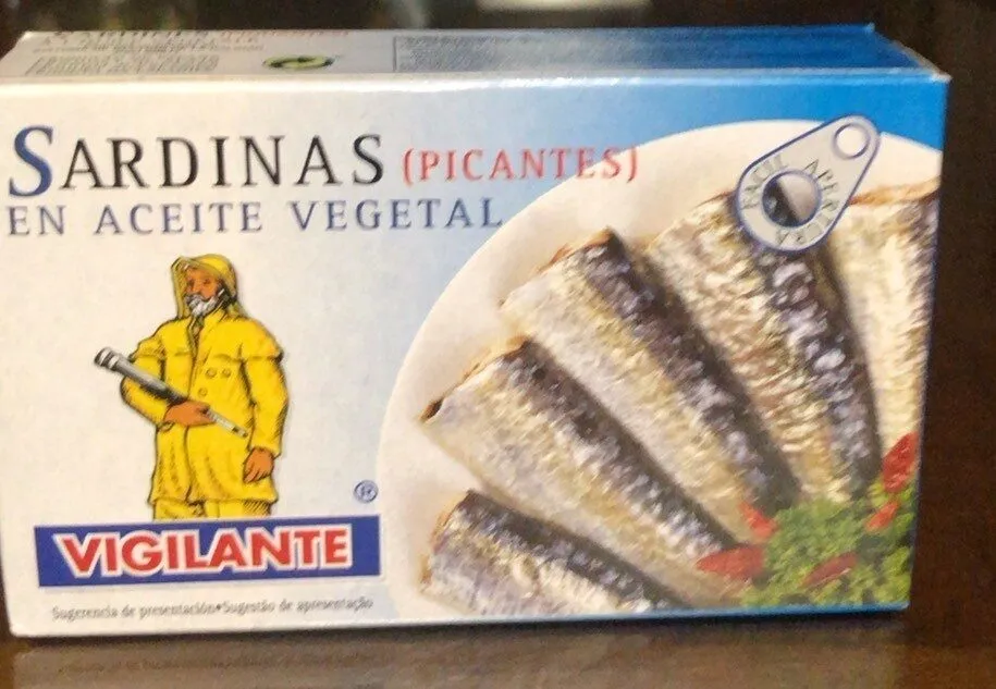 Sardinas picantes en aceite vegetal