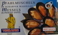 Mejillones en escabeche picante