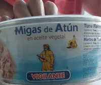 Vigilante migas de atun