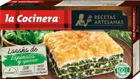 Lasaña de espinacas y queso fresco