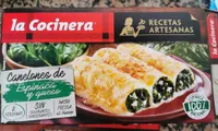 Canelones de espinacas y queso