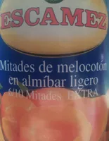 Melocotón en almíbar