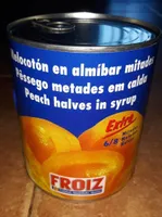Melocotón en almíbar mitades