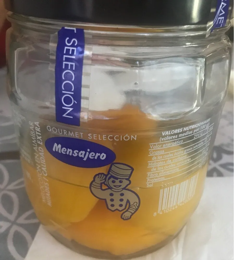 Melocoton en almibar