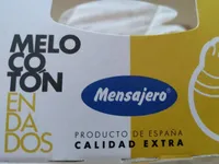Melocotón en dados