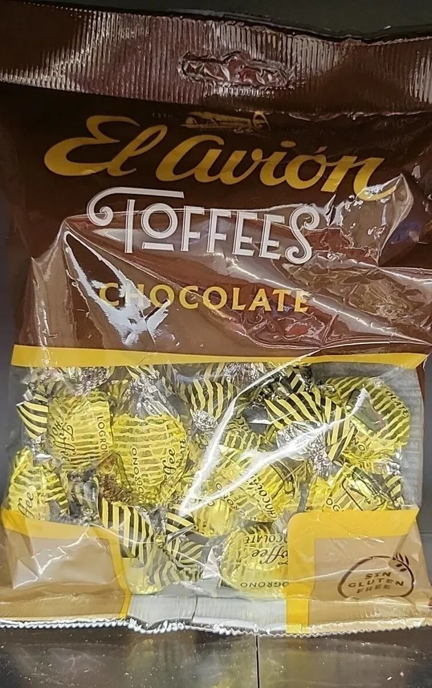 El avión toffees chocolate