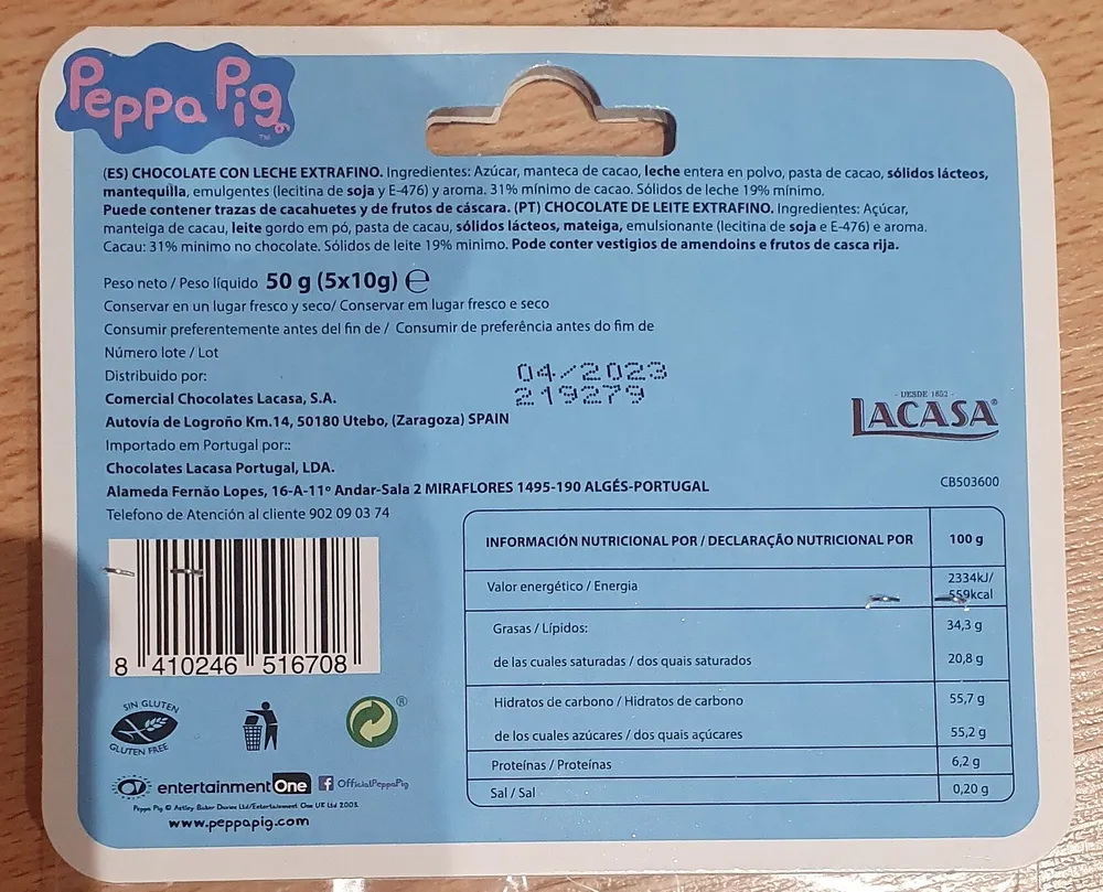 Peppa pig paraguas