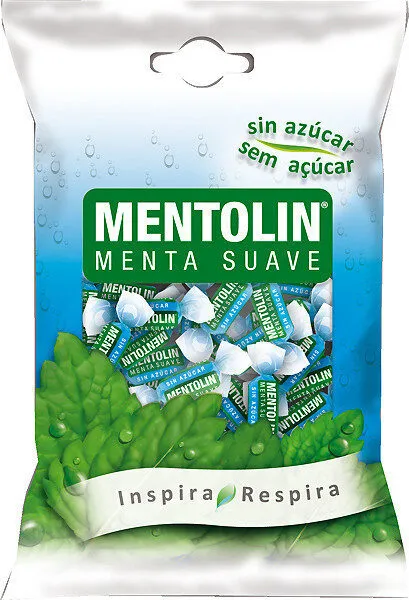 Caramelos sabor menta fresca suave sin azúcar