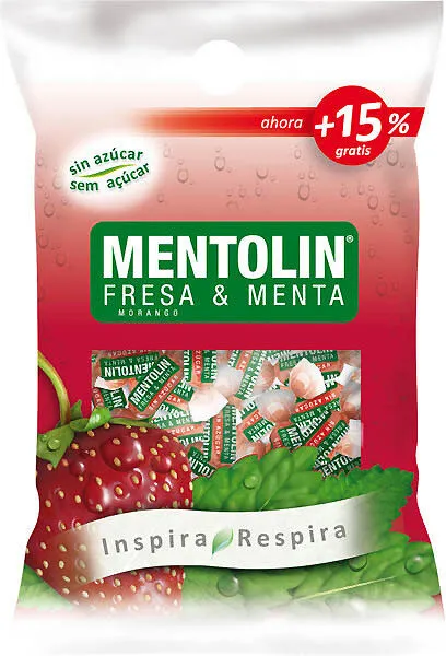 Fresa y menta sin azúcar