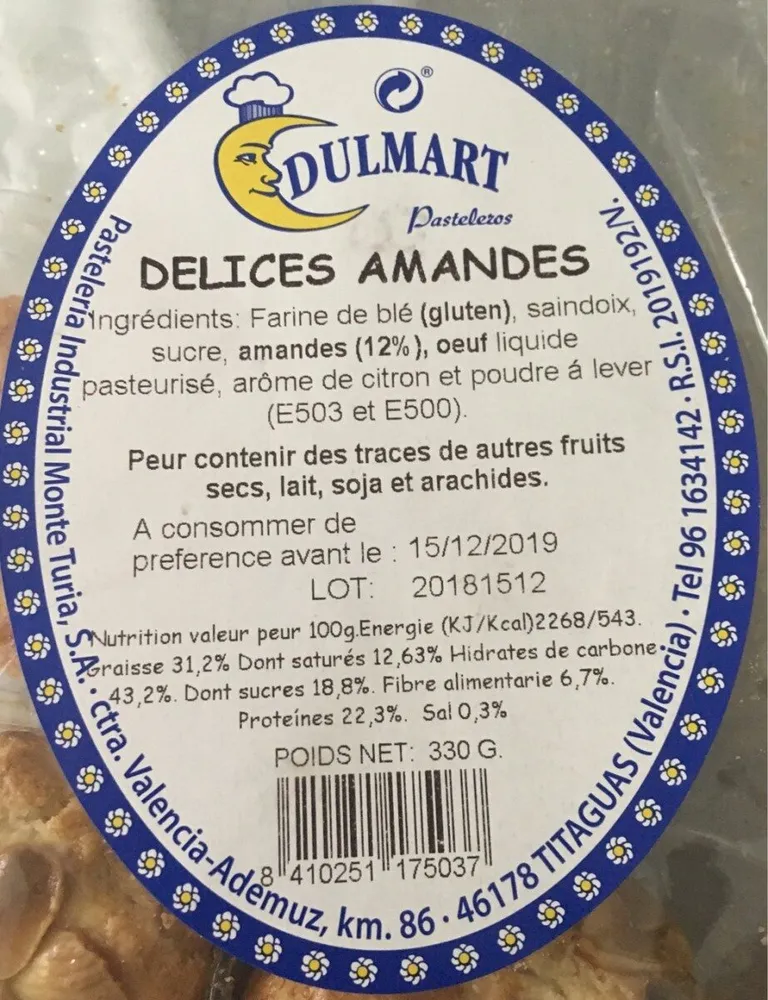 Delices Amandes