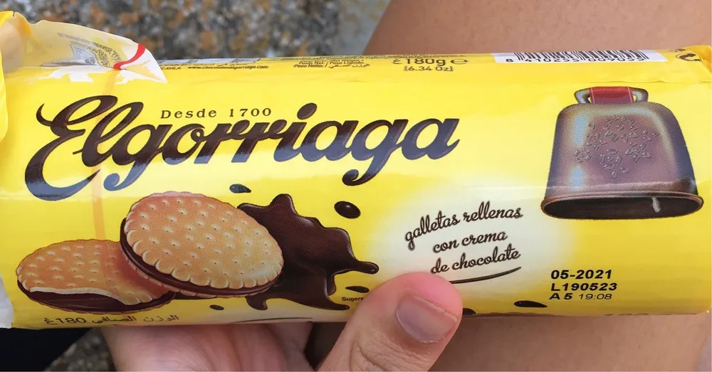Galletas Rellenas de Chocolate
