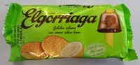 Galletas rellenas de crema sabor limon