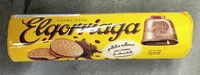 Galletas rellenas de crema de chocolate