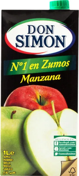 Zumo concentrado de manzana brik