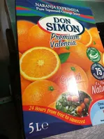 Naranja exprimida Premium Valencia