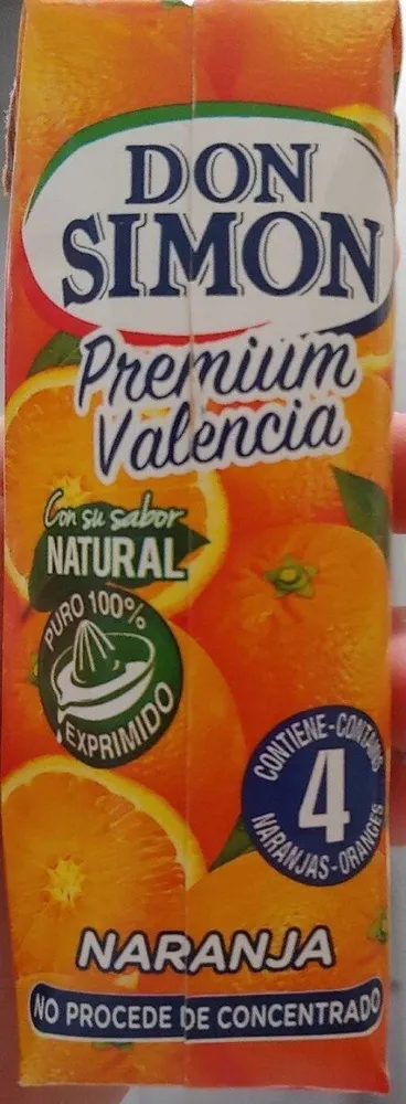 Premium Valencia zumo de naranja