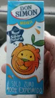 Solo zumo 100% exprimido de naranja