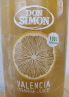 Zumo de naranja sin pulpa