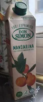 Zumo mandarina 100% exprimido
