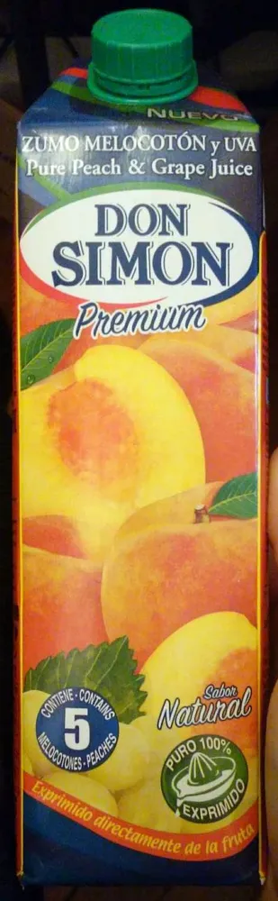 Spanish Peach & Grape Juice