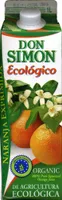 Zumo de naranja exprimida ecológico