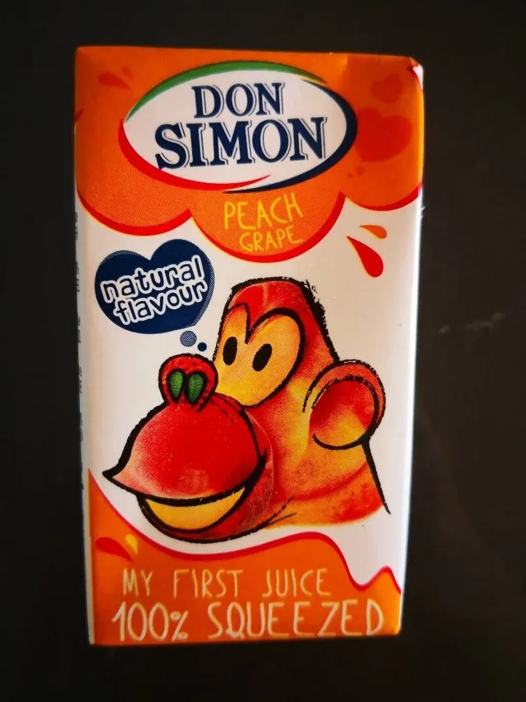 Peach grape juice