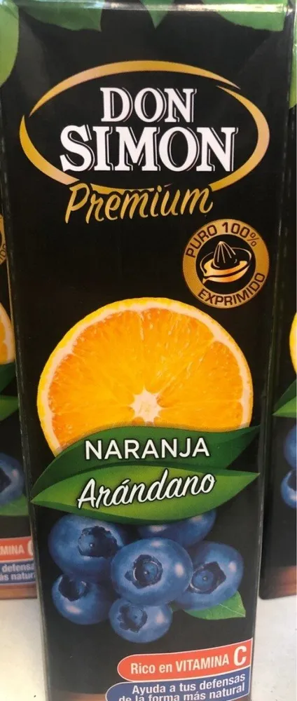 Naranja y arandano
