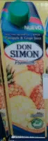 Zumo exprimido de piña y uva