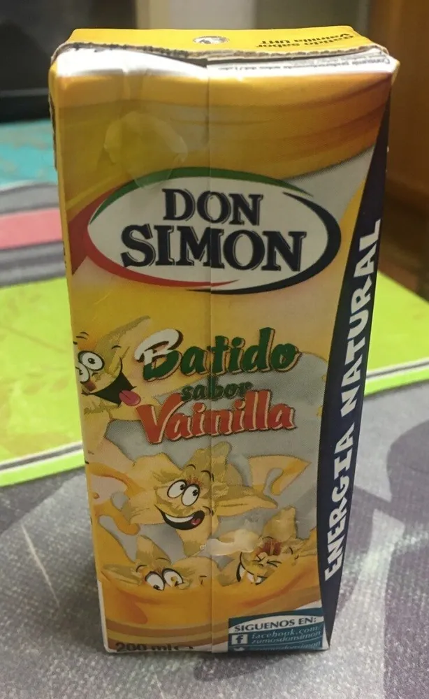Batido sabor vainilla