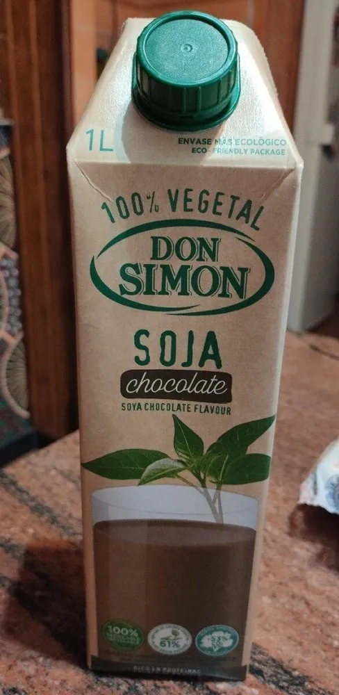 Bebida de soja con chocolate