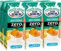 Mediterráneo zero materia grasa fruta   leche