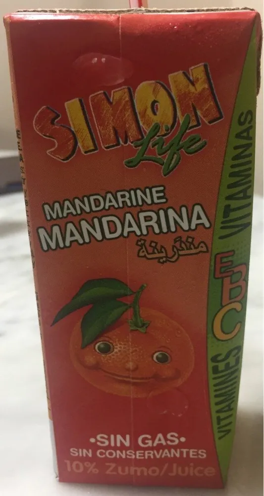 Mandarina sin gas sin conservantes