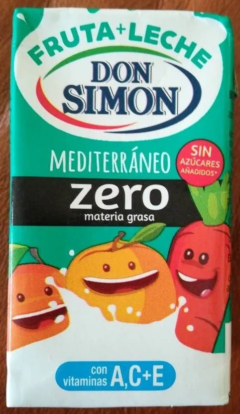 Fruta + leche mediterraneo zero