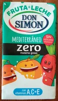 Fruta + leche mediterraneo zero